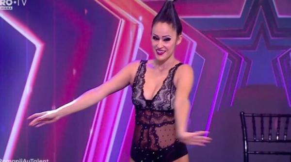 romanii au talent 2021 luana cayres a facut spectacol atarnata de par video