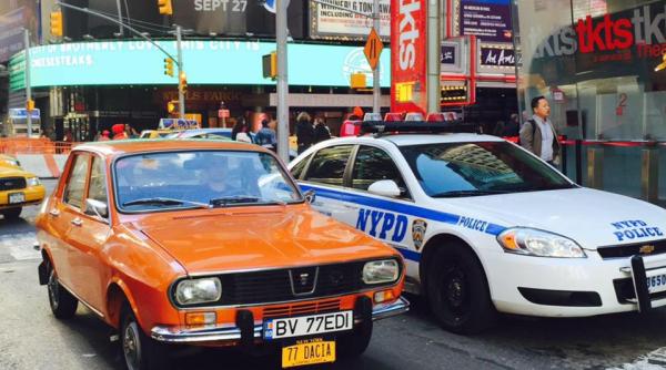 povestea romanului care conduce o dacie din 1977 pe strazile din new york