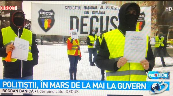 protest politistii au iesit din nou in strada