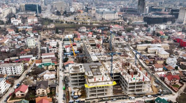 update palas campus upgrade iasi iulius a avansat cu lucrarile pana la etajul 4 din 6 pentru proiectul mixt de 120 milioane de euro