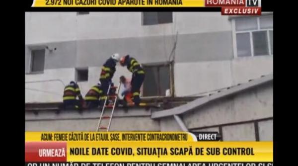 o femeie a cazut in gol la barlad starea ei este grava