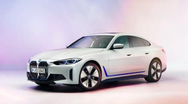 foto bmw anunta oficial sedanul electric i4 masina va fi disponibila pana la finalul lui 2021