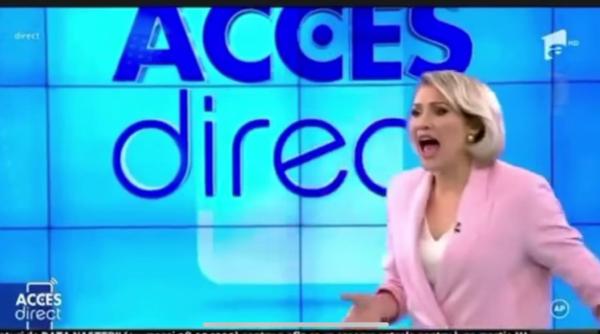 mirela vaida atacata in direct ipoteze filmul incidentului de la acces direct sorin ovidiu balan avea o sacosa cu trei bolovani