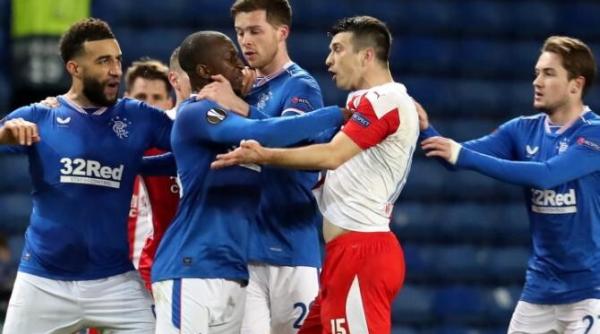 rangers slavia praga posibil caz de rasism in meciul dintre echipele lui hagi si stanciu