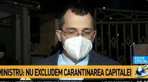 voiculescu confirma ca se pregateste carantinarea capitalei