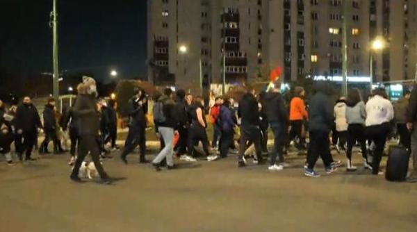 bulevardul eroilor din brasov a fost blocat de protestatari video