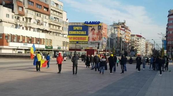 protest anti restrictii si la targoviste