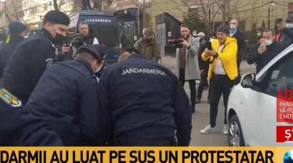 protestatarul saltat de jandarmi acuzat de infractiuni de ultraj parchetul de pe langa judecatoria sectorului 1 precizari