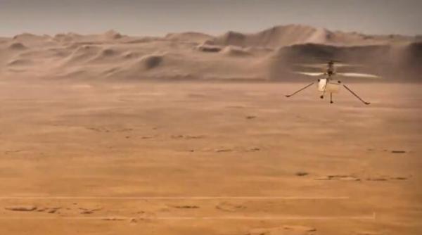 elicopterul ingenuity de pe roverul perseverance e pregatit de decolare foto