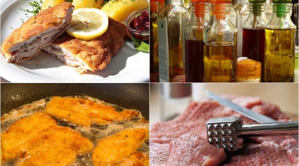 de ce sa ungi snitelele cu otet si ulei inainte de a le praji trucul este eficient