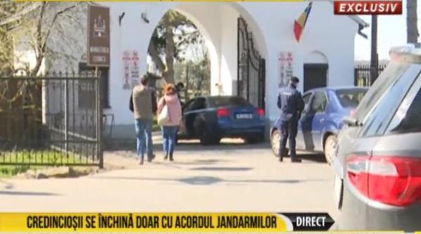 credinciosii sunt impiedicati sa ajunga la sfantul calinic de la cernica