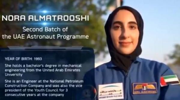 nora al matrooshi prima femeie astronaut din emiratele arabe unite