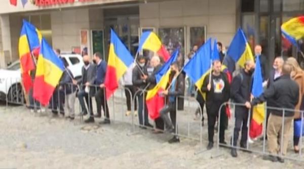 protest la ministerul sanatatii  dupa tragedia de la victor babes