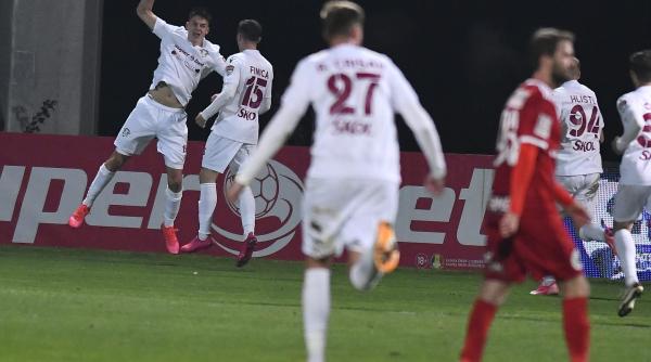 rapid a rasturnat tabela la timisoara a invins o in ultimele minute pe asu poli in play off ul ligii a ii a