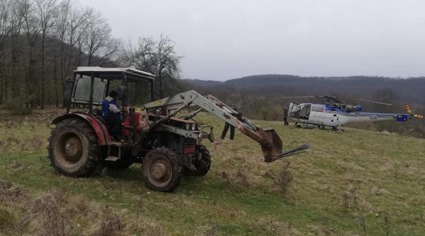 taiere ilegala de lemne depistata cu elicopterul mai