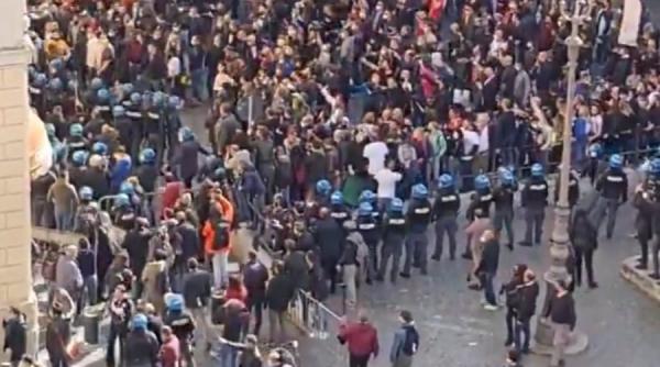 protest al angajatilor pompelor funebre la roma video