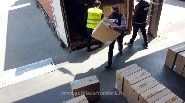 container cu peste 241 000 de pachete cu tigari descoperit in portul constanta