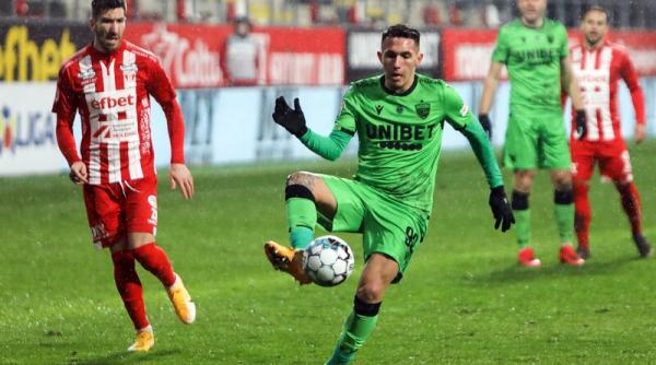 dinamo bucuresti invinsa de uta arad si sunt la un pas de retrogradare