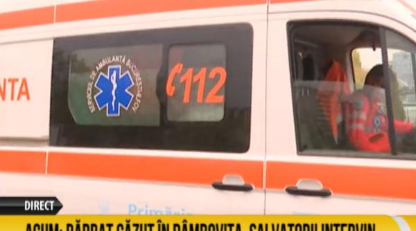 pescar cazut in dambovita  salvat de un trecator  in bucuresti