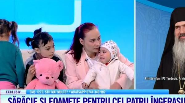 ips teodosie interventie in direct in emisiunea mirelei vaida gest umanitar pentru o mama cu 4 copii video