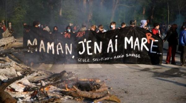 galerie foto protest anti restrictii inabusit de oamenii legii la bruxelles