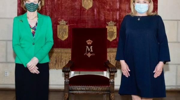 anca dragu intalnire cu ms margareta la palatul elisabeta proiecte comune intre legislativ si casa regala a romaniei