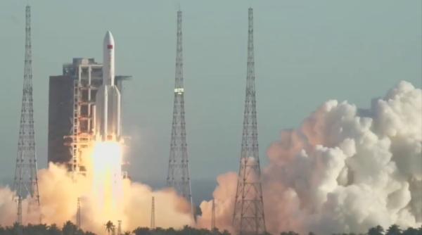 racheta long march 5b s a prabusit in oceanul indian