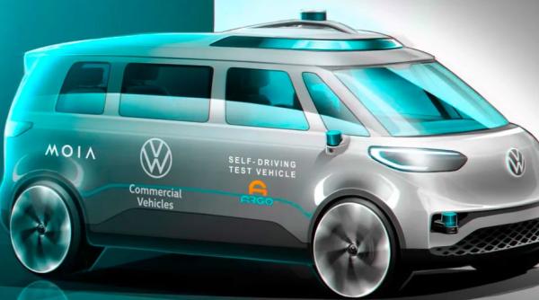 volkswagen testeaza microbuze autonome in germania de la vara