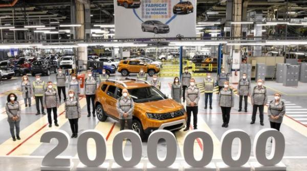 dacia a produs modelul duster cu numarul 2 000 000