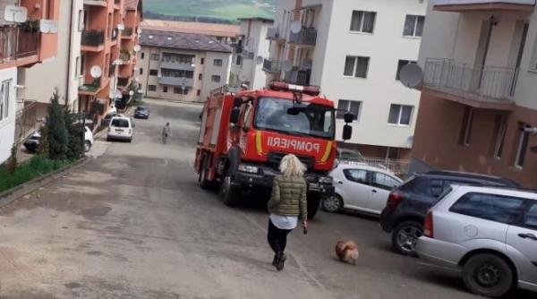 imaginea zilei vine din cluj  accident inedit basculanta rasturnata peste un balcon de la parterul unui bloc