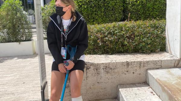 simona halep diagnostic oficial dupa accidentarea de la roma am ruptura