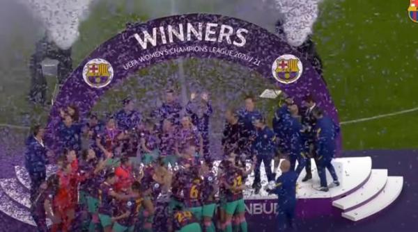 fc barcelona a castigat finala champions league la fotbal feminin dupa ce a invins o pe chelsea scor 4 0 video