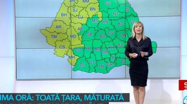 se strica vremea cod galben de precipitatii in vestul tarii si vant puternic in toata tara