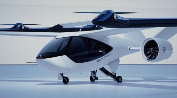 primul taxi zburator voloconnect asteapta autorizarea pentru a putea decola si transporta pasageri video