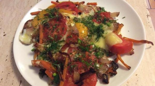 pilotul cezar osiceanu va propune un mic dejun rapid si gustos oua cu sunca secretul sta in ingrediente