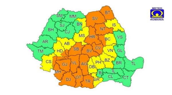 alerta de fenomenele hidrologice periculoase zonele afectate
