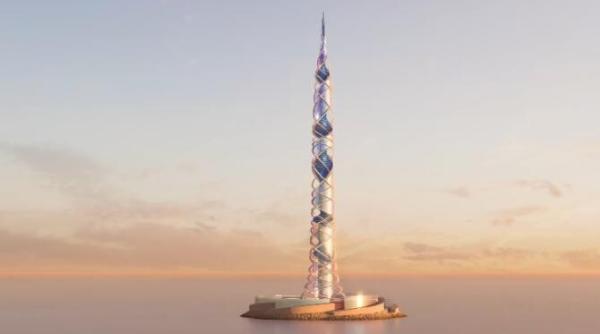 rusia construieste a doua cea mai inalta cladire din lume va avea 703 metri si 150 de etaje