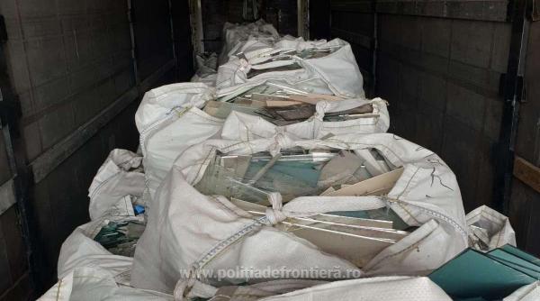 10 tone de deseuri din sticla oprite la vama giurgiu erau aduse din grecia de un roman