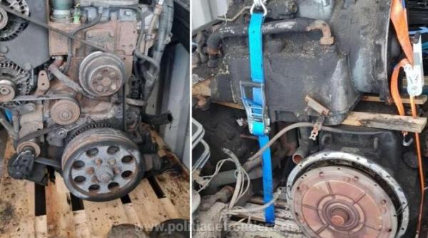 gunoaie aduse in romania  container cu motoare si piese auto uzate  descoperit in portul constanta