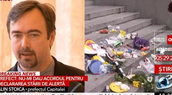 scandal gunoi sectorul 1 prefectul alin stoica nu imi dau acordul pentru declararea starii de alerta