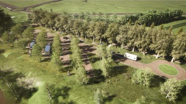 un parc pentru rulote va fi amenajat pe malul raului mures in ciugud