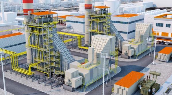 eficienta centralei de cogenerare pe amestec de gaz si hidrogen de la midia