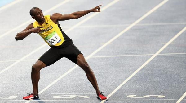usain bolt e tata de gemeni foto