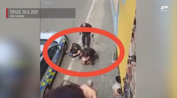 cazul george floyd repetat la indigo in cehia barbatul de etnie roma a murit in drum spre spital video