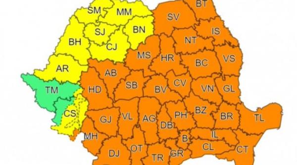 vremea 26 iunie 2021 anm cod galben in toata tara de vijelii si averse ultimele informatii