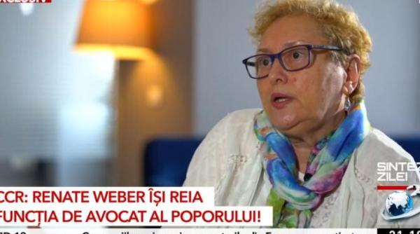 renate weber dupa ce a fost repusa in functia de avocat al poporului