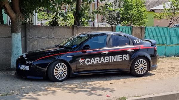 dosar penal pentru romanul care si a inscriptionat masina cu 112 si carabinieri