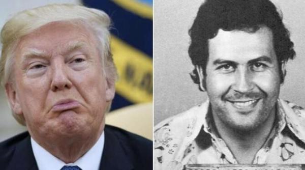 el traficante de bucerdea granoasa vindea droguri in ambalaje cu donald trump si pablo escobar