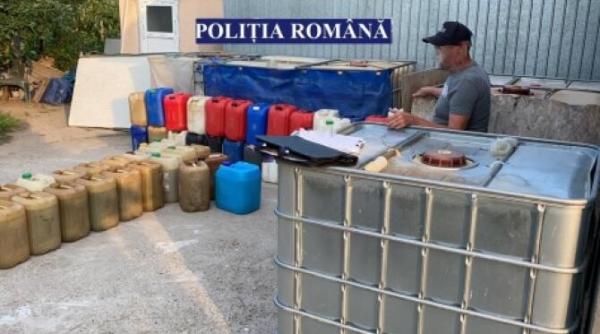 perchezitii de amploare 18 tone de produse petroliere confiscate de politisti
