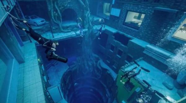 s a deschis cea mai adanca piscina din lume in dubai imagini video care iti taie rasuflarea